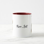 Purrfect Tabby Kitten Mug Mok (Midden)