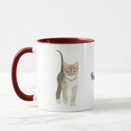 Purrfect Tabby Kitten Mug Mok
