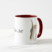 Purrfect Tabby Kitten Mug Mok (Voorkant rechts)