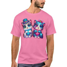 Purrfect Together Valentijnsdag T-shirt