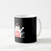 Purrfect Valentijn Schattigee Cat Edition Koffiemok (Voorkant rechts)