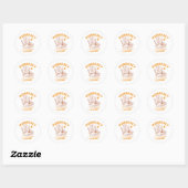 Purrfect Zomerkamp –  Cat Ronde Sticker (Vel)