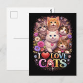 Purrfecte Hartjes Briefkaart (Voorkant / Achterkant)