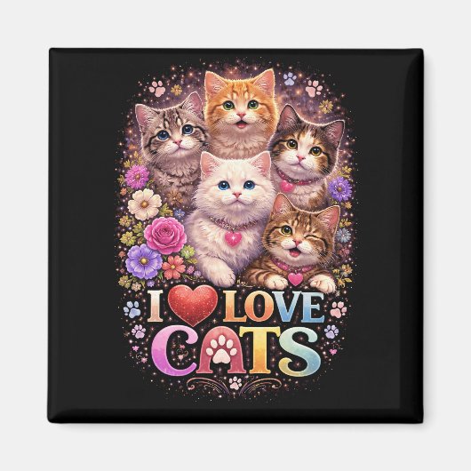 Purrfecte Hartjes Magneet (Voorkant)