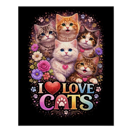 Purrfecte Hartjes Perfect Poster (Voorkant)