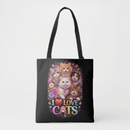 Purrfecte Hartjes Tote Bag
