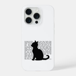 Purrfecte Kattenliefhebber Cadeau iPhone 15 Pro Case