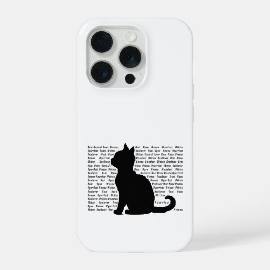 Purrfecte Kattenliefhebber Cadeau iPhone Hoesje (Achterkant)