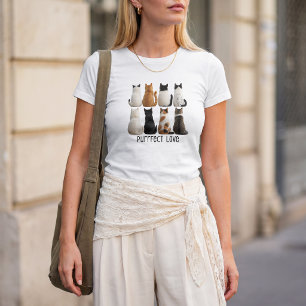 Purrfecte Kattenverzameling Achteraanzicht T-shirt