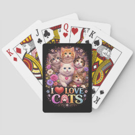 Purrfecte Kleine Hartjes Pokerkaarten