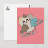 Purrfecte Moeder Briefkaart (Voorkant / Achterkant)