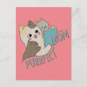 Purrfecte Moeder Briefkaart (Voorkant)