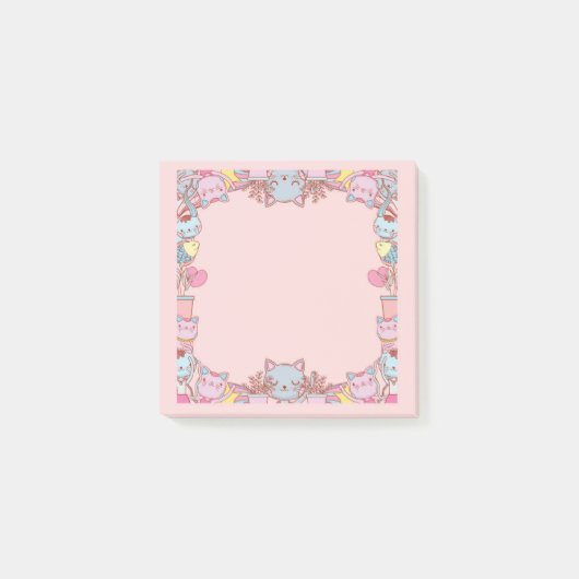 Purrfecte Notities – Plaknotities met een Moppe Ka Post-it® Notes (Voorkant)