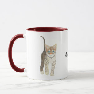 Purrfecte Tabby Poes Mok