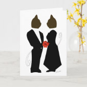 Purrfecte Verloofdheidskaart Kaart (Gele Bloem)
