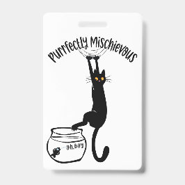 Purrfectelijk ondeugend  badge