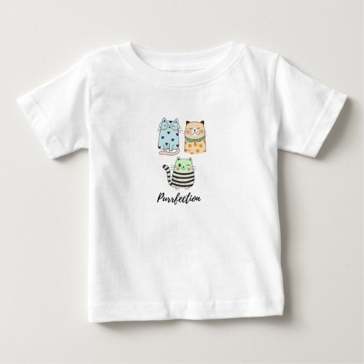 Purrfectie Mooie Kawaii Patroon Katten Kunst (Voorkant)