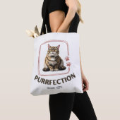 Purrfectie sinds 1970 tote bag (Dichtbij)