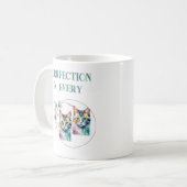 Purrfection in Every Pawstep Koffiemok (Voorkant links)