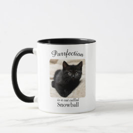 Purrfection  Is a Cat Personalised Mug Mok