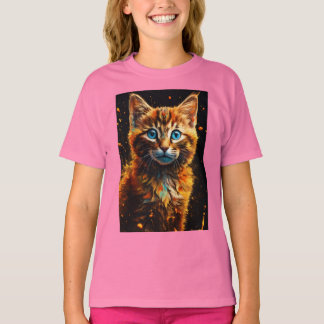 "Purrfection: Voor & Achter Schattige Kitten Bliss T-shirt