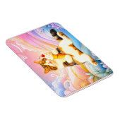 Purrfectly Asleep – Cat Holding Ice Cream Cone Magneet (Rechterzijde)