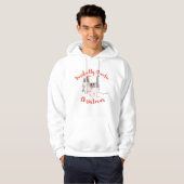 Purrfectly Chaotic Christmas Funny Holiday Cat Hoodie (Voorkant volledig)