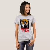 Purrfectly Creepin' It Real T-shirt (Voorkant volledig)