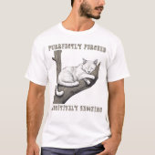 Purrfectly Perched - Katten T-shirt (Voorkant)