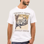 Purrfectly Perched - Katten T-shirt (Voorkant)