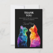 🌈  Purrfectly Yours: Purrfectly  Bedankkaart (Voorkant)