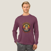 Purrfessor Feline Studies Kattenliefhebber Retro Z Tri-Blend Shirt (Voorkant)