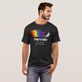 Purride Ally Support Animal Cat Lgbt Support T-shirt (Voorkant volledig)