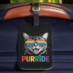 Purride Cat Gay Lesbian Rainbow LGBTQ Ally Pride Bagagelabel