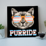 Purride Cat Pride LGBT Transgender Flag Trans Pet Imitatie Canvas Print<br><div class="desc">LGBT Gay Pride Cat Shirt! Ideaal voor homo,  bi,  transseksueel,  panseksueel en lesbienne die van katten houden en katten zijn.</div>
