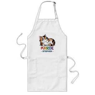 Purride - Cool Cat Pride LGBTQ Lang Schort