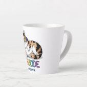 Purride - Cool Cat Pride | LGBTQ Latte Mok (Rechterhoek)