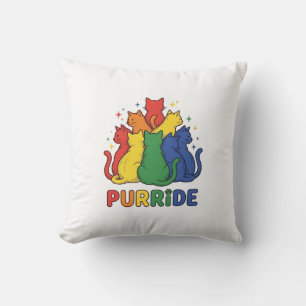 Purride Regenw Katzen Vintage Vector Design_1 Kussen