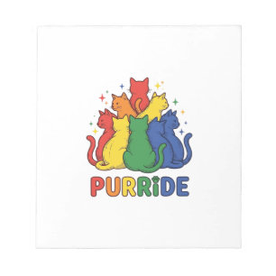 Purride Regenw Katzen Vintage Vector Design_1 Notitieblok