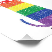 Purride Shirt LGBT Funny Gay Pride Cat Gezegde Gra Foto Afdruk (Hoek)