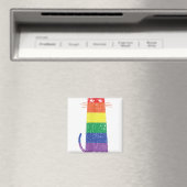 Purride Shirt LGBT Funny Gay Pride Cat Gezegde Gra Magneet (Insitu (Vaatwasser))