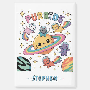 Purride Space Cats - Kawaii Astronaut Cats Magneet