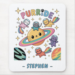 Purride Space Cats - Kawaii Astronaut Cats Muismat