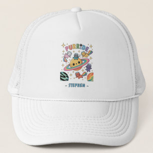 Purride Space Cats - Kawaii Astronaut Cats Trucker Pet