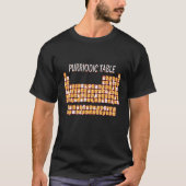 Purridische Table Cute Cat Periodic Table Pun Mann T-shirt (Voorkant)