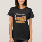 Purridische Table Cute Cat Periodic Table Pun Mann T-shirt (Voorkant)
