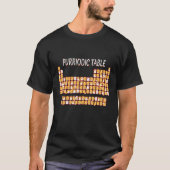 Purridische Table Cute Cat Periodic Table Pun Mann T-shirt (Voorkant)
