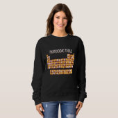Purridische Table Cute Cat Periodic Table Pun Mann Trui (Voorkant volledig)