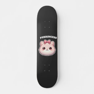 Purrincess Mooie Roze Kitty Strik Design Persoonlijk Skateboard
