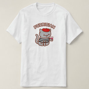 PURRISIAN - Grappige Franse kat - Wijn, Parijs, Ka T-shirt